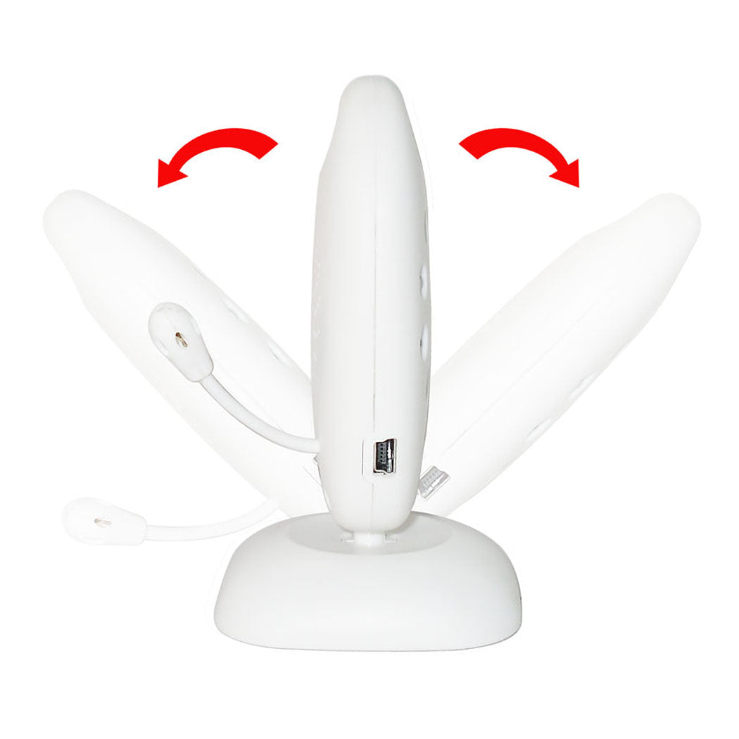 Sistem monitorizare Video si Audio pentru siguranta bebelusului Video Baby 601, Vedere pe timp de noapte, monitorizarea temperaturii, sistem vorbeste-i inapoi bebelusului tau, cantece de leagan alaturi de suzeta cadou