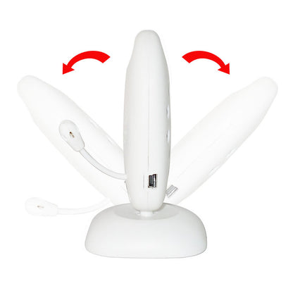 Sistem monitorizare Video si Audio pentru siguranta bebelusului Video Baby 601, Vedere pe timp de noapte, monitorizarea temperaturii, sistem vorbeste-i inapoi bebelusului tau, cantece de leagan alaturi de suzeta cadou