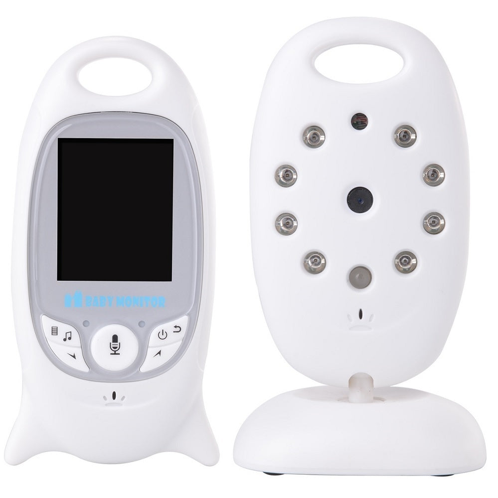 Sistem monitorizare Video si Audio pentru siguranta bebelusului Video Baby 601, Vedere pe timp de noapte, monitorizarea temperaturii, sistem vorbeste-i inapoi bebelusului tau, cantece de leagan alaturi de suzeta cadou