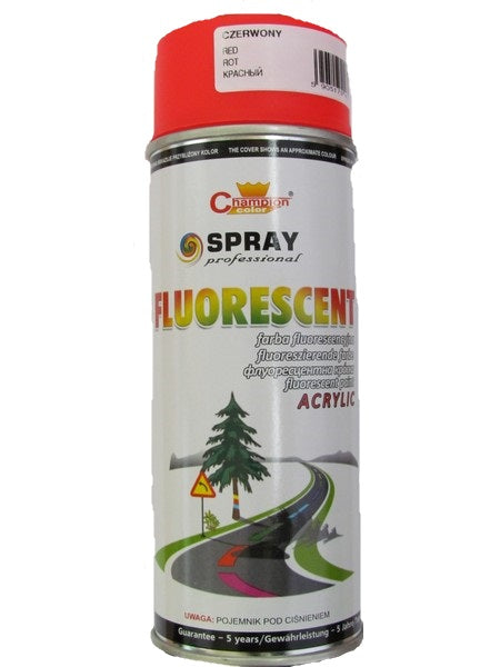Spray vopsea Profesional CHAMPION ROSU FLUORESCENT 400ml