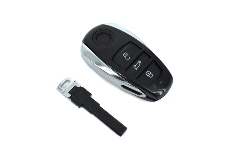 Telecomanda compatibila Volkswagen pentru cheie tip briceag cu 3 butoane, model elegant