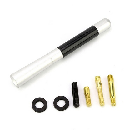 Tija Antena idealStore cu 4 Adaptoare, Semnal Stabil, Clar, din Fibra de Carbon, Rezistent la Soare si Apa