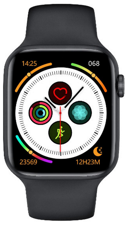 Ceas SmartWatch Pro F26 Edittion idealSTORE, Touch Screen, Display 1.75 inch HD, Monitorizeaza, ritmul cardiac, tensiunea arteriala, Distanta, Somnul, Caloriile arse, IP 68, Pedometru, Culoare BLACK