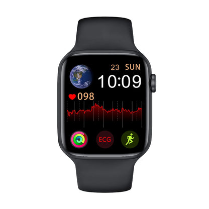 Ceas SmartWatch Pro F26 Edittion idealSTORE, Touch Screen, Display 1.75 inch HD, Monitorizeaza, ritmul cardiac, tensiunea arteriala, Distanta, Somnul, Caloriile arse, IP 68, Pedometru, Culoare BLACK