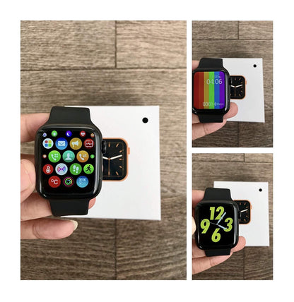 Ceas SmartWatch Pro F26 Edittion idealSTORE, Touch Screen, Display 1.75 inch HD, Monitorizeaza, ritmul cardiac, tensiunea arteriala, Distanta, Somnul, Caloriile arse, IP 68, Pedometru, Culoare BLACK