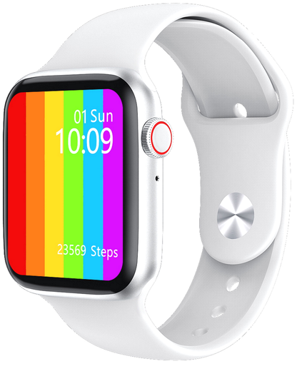 Ceas SmartWatch Pro F26 Edittion idealSTORE, Touch Screen, Display 1.75 inch HD, Monitorizeaza, ritmul cardiac, tensiunea arteriala, Distanta, Somnul, Caloriile arse, IP 68, Pedometru, Culoare WHITE