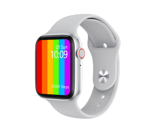 Ceas SmartWatch Pro F26 Edittion idealSTORE, Touch Screen, Display 1.75 inch HD, Monitorizeaza, ritmul cardiac, tensiunea arteriala, Distanta, Somnul, Caloriile arse, IP 68, Pedometru, Culoare WHITE