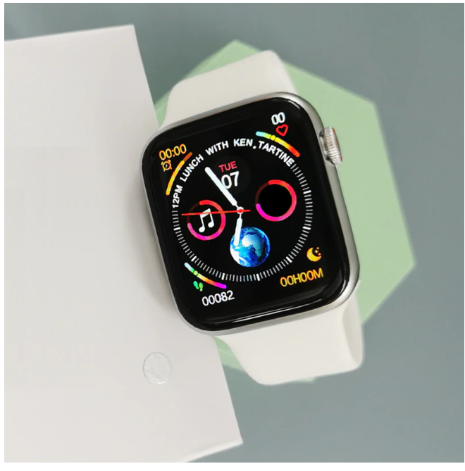 Ceas SmartWatch Pro F26 Edittion idealSTORE, Touch Screen, Display 1.75 inch HD, Monitorizeaza, ritmul cardiac, tensiunea arteriala, Distanta, Somnul, Caloriile arse, IP 68, Pedometru, Culoare WHITE