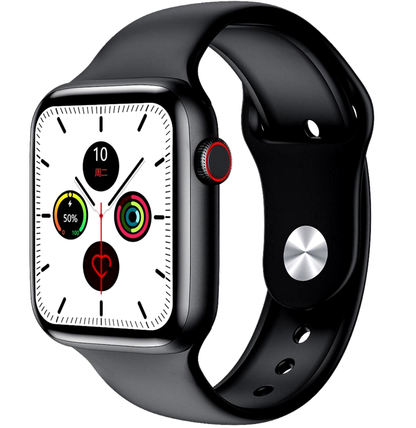 Ceas SmartWatch Pro W Edittion idealSTORE, Ecran tactil IPS, Monitorizeaza Prognoza meteo, ritmul cardiac, Somnul, EKG, tensiunea arteriala, Perioada sarcinii, Control muzical, IP 68, Pedometru, BLACK