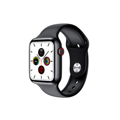 Ceas SmartWatch Pro W Edittion idealSTORE, Ecran tactil IPS, Monitorizeaza Prognoza meteo, ritmul cardiac, Somnul, EKG, tensiunea arteriala, Perioada sarcinii, Control muzical, IP 68, Pedometru, BLACK