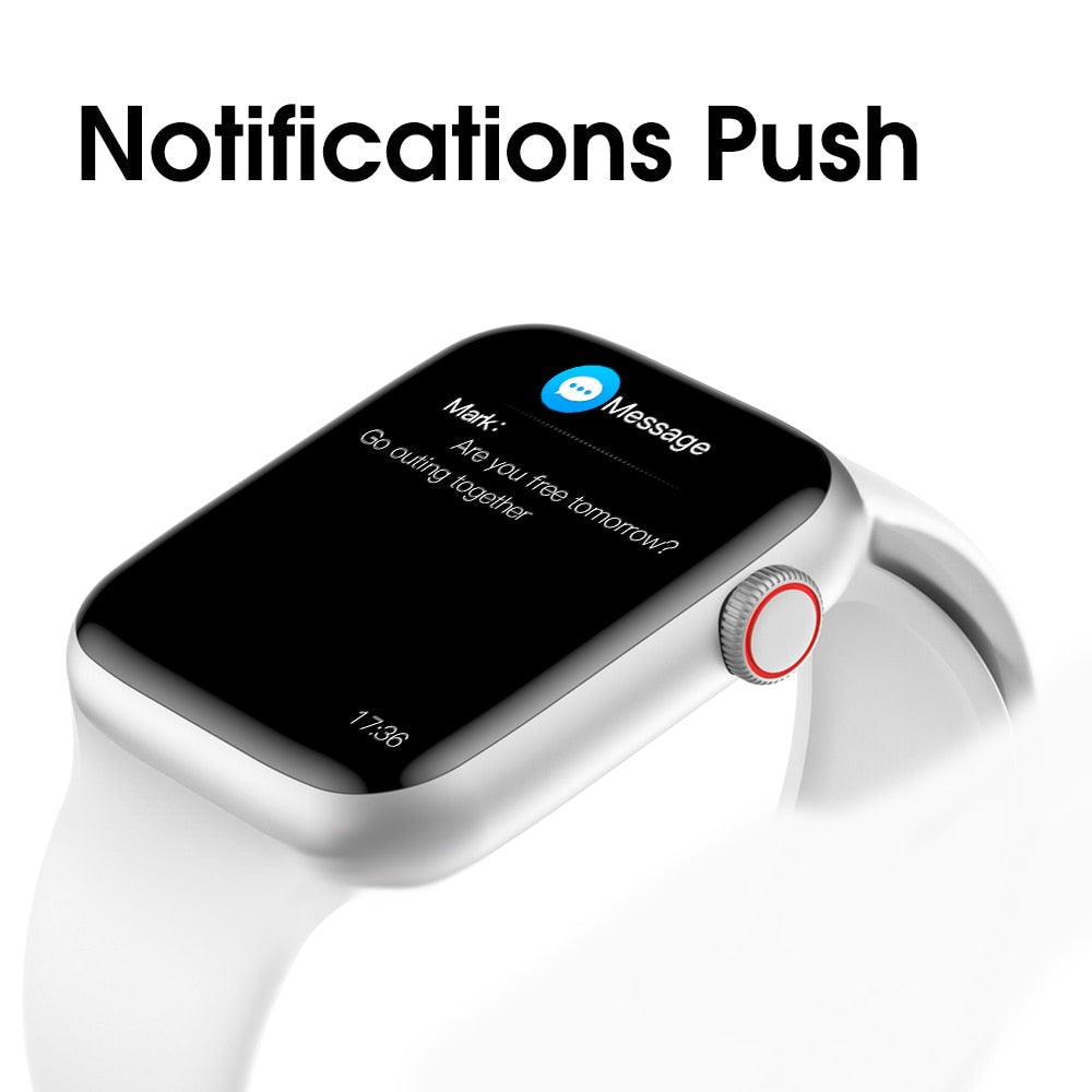 Ceas SmartWatch Pro W Edittion idealSTORE, Ecran tactil IPS, Monitorizeaza Prognoza meteo, ritmul cardiac, Somnul, EKG, tensiunea arteriala, Perioada sarcinii, Control muzical, IP 68, Pedometru, ALB