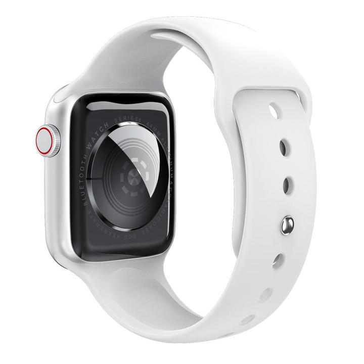 Ceas SmartWatch Pro W Edittion idealSTORE, Ecran tactil IPS, Monitorizeaza Prognoza meteo, ritmul cardiac, Somnul, EKG, tensiunea arteriala, Perioada sarcinii, Control muzical, IP 68, Pedometru, ALB