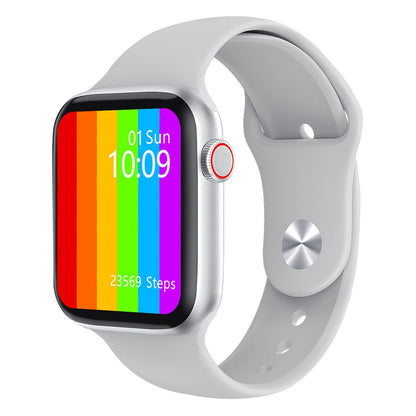 Ceas SmartWatch Pro W Edittion idealSTORE, Ecran tactil IPS, Monitorizeaza Prognoza meteo, ritmul cardiac, Somnul, EKG, tensiunea arteriala, Perioada sarcinii, Control muzical, IP 68, Pedometru, ALB