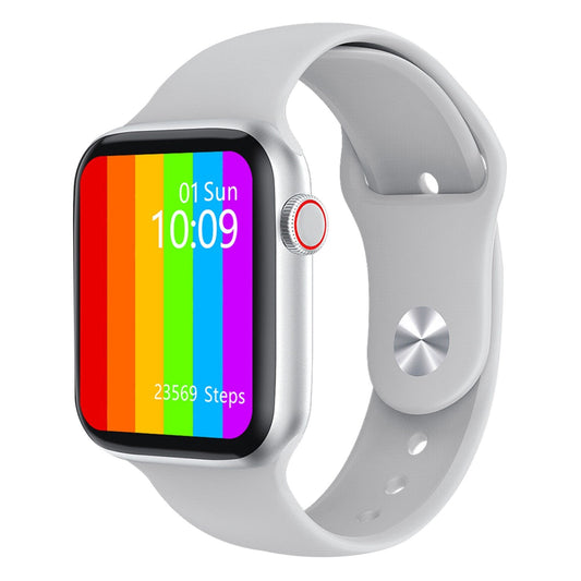 Ceas SmartWatch Pro W Edittion idealSTORE, Ecran tactil IPS, Monitorizeaza Prognoza meteo, ritmul cardiac, Somnul, EKG, tensiunea arteriala, Perioada sarcinii, Control muzical, IP 68, Pedometru, ALB