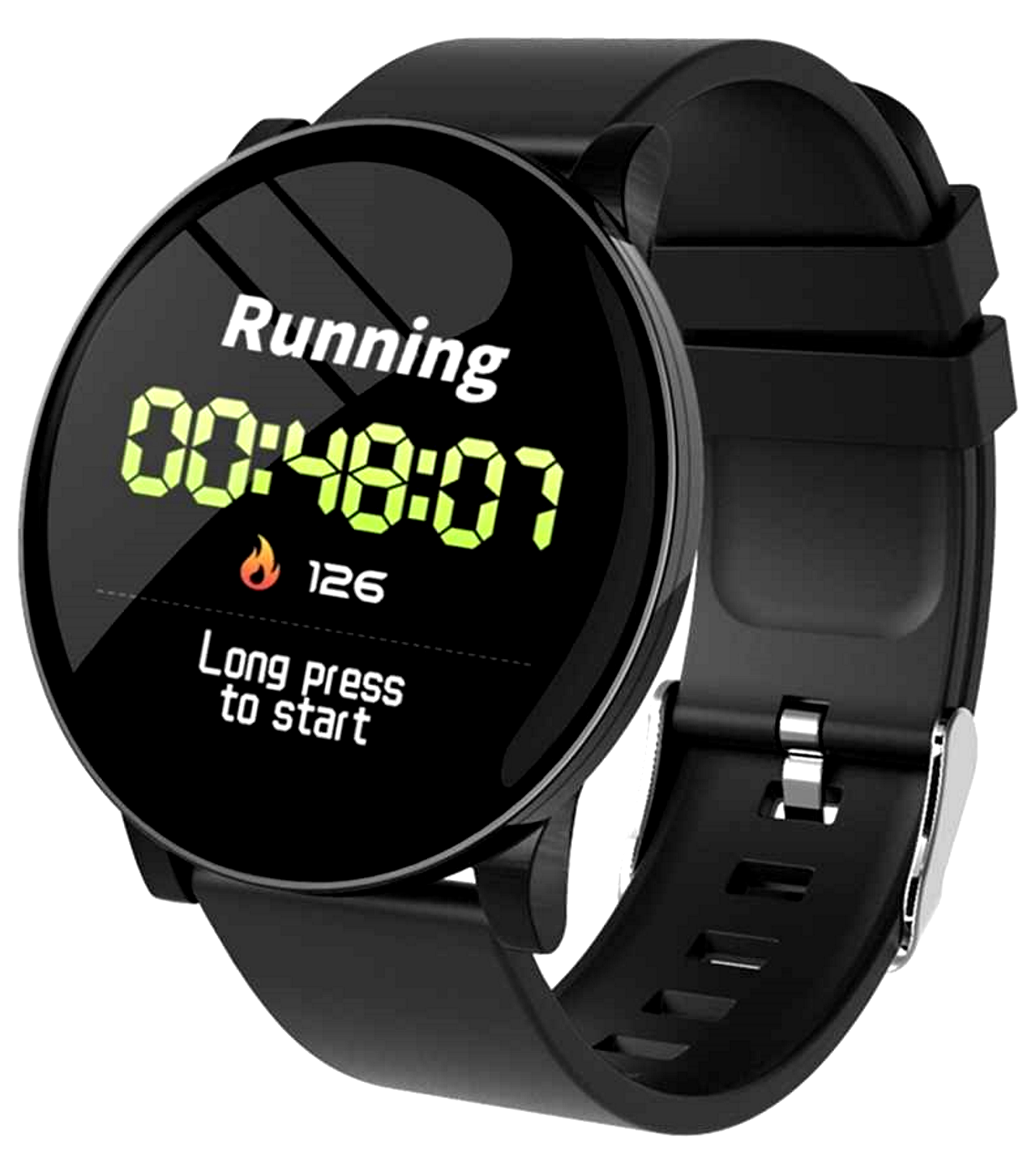 Ceas SmartWatch si Bratara Fitness Sport Fashion wear W8, Display 1.3 inch, Monitorizare pasi si distanta, Detectarea frecventei cardiace, Functie Anti-lost, Photo Control, Notificari apeluri/mesaje, Impermeabilitate IP67, Silicon Neagra