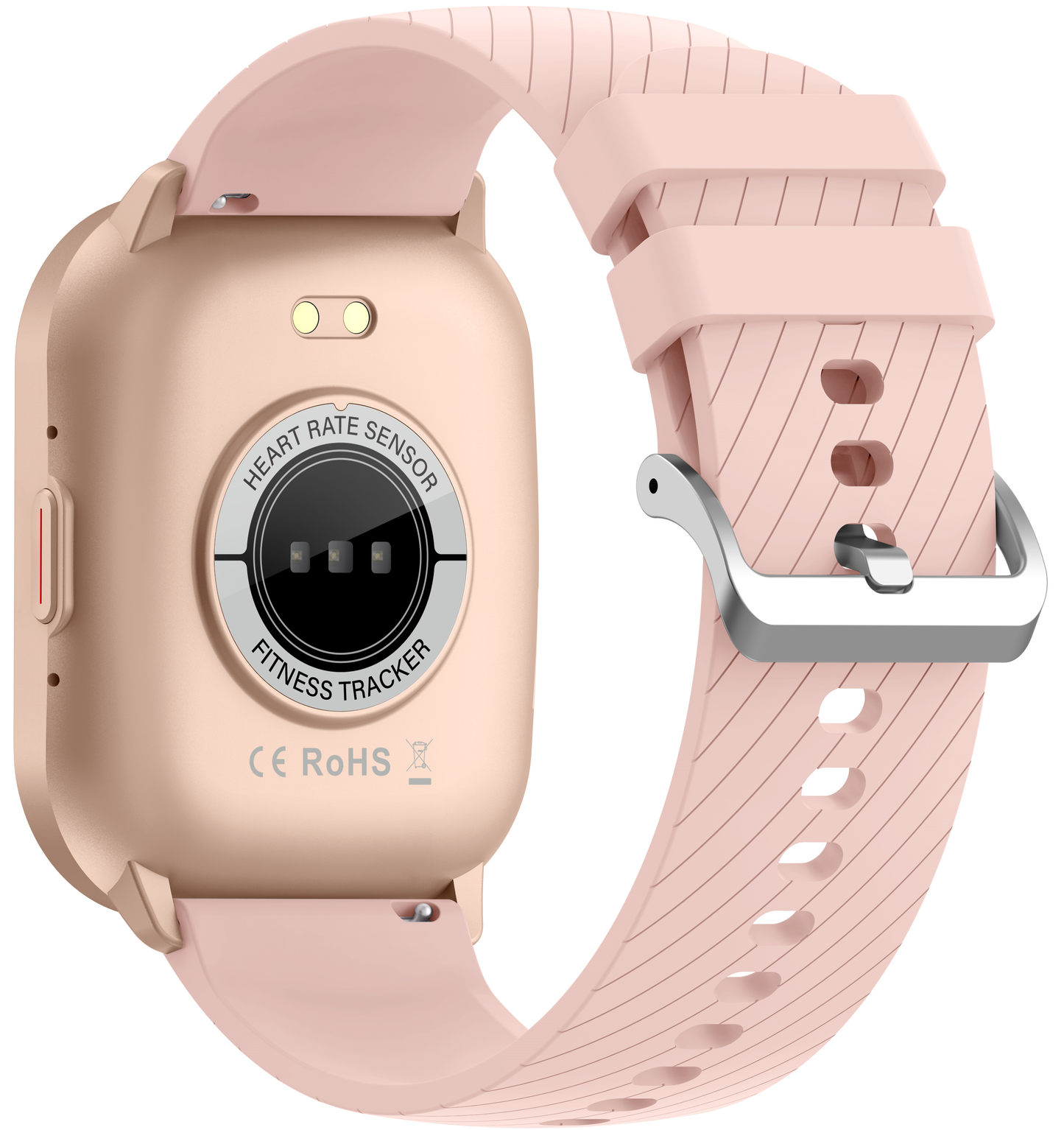 Ceas Smartwatch idealSTORE Watch GT3, cu Asistent Vocal, Primire si Efectuare Apel,100+ Moduri Sportive, Ecran HD, Full Touch, Management Sanatate, Vizualizare Notificari, Gold Silicon