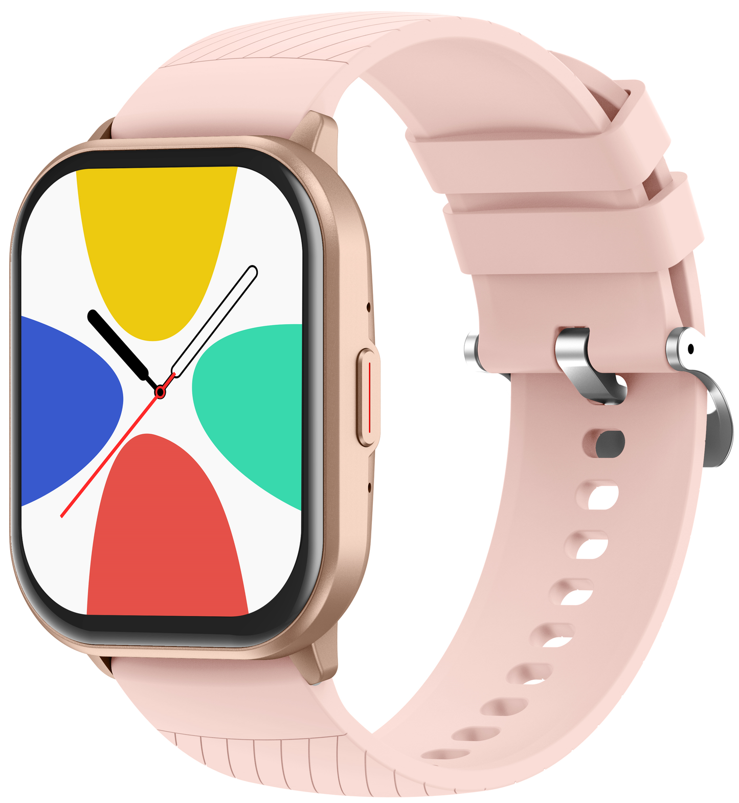 Ceas Smartwatch idealSTORE Watch GT3, cu Asistent Vocal, Primire si Efectuare Apel,100+ Moduri Sportive, Ecran HD, Full Touch, Management Sanatate, Vizualizare Notificari, Gold Silicon