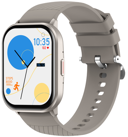 Ceas Smartwatch idealSTORE Watch GT3, cu Asistent Vocal, Primire si Efectuare Apel,100+ Moduri Sportive, Ecran HD, Full Touch, Management Sanatate, Vizualizare Notificari, Gri Silicon