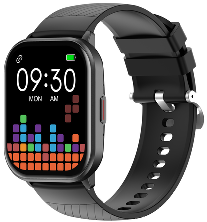 Ceas Smartwatch idealSTORE Watch GT3, cu Asistent Vocal, Primire si Efectuare Apel, 100+ Moduri Sportive, Ecran HD, Full Touch, Management Sanatate, Vizualizare Notificari, Negru Silicon