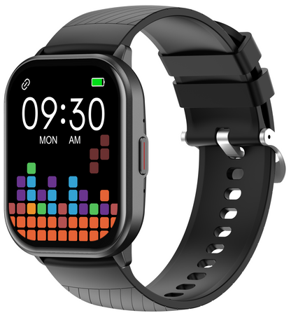 Ceas Smartwatch idealSTORE Watch GT3, cu Asistent Vocal, Primire si Efectuare Apel, 100+ Moduri Sportive, Ecran HD, Full Touch, Management Sanatate, Vizualizare Notificari, Negru Silicon