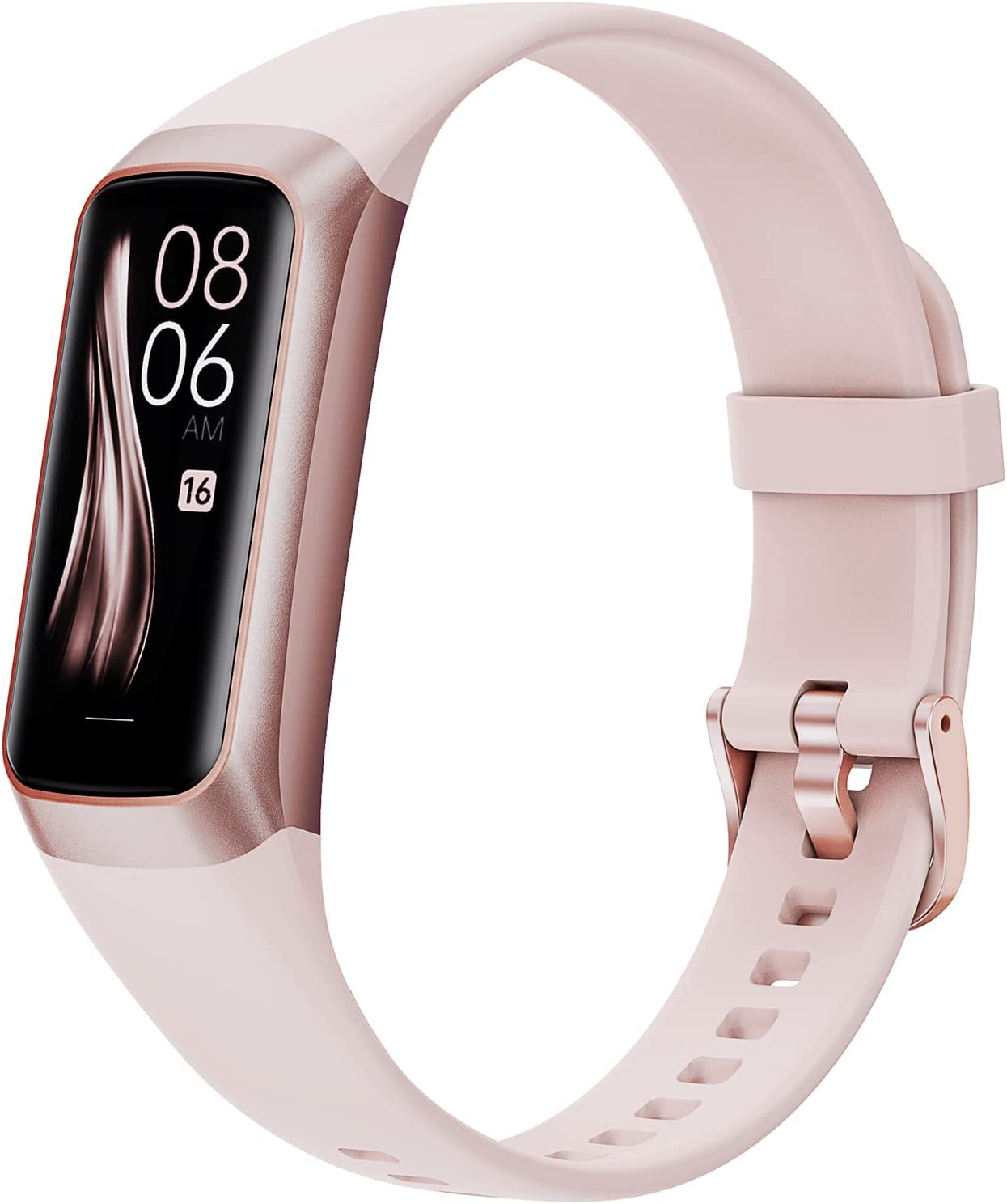 Ceas si Bratara Fitness Work Style IdealStore, Ecran AMOLED 1.1 inch, Preluare Apeluri si Mesaje Bluetooth, Monitorizare Ritm Cardiac si Somn, Temperatura Corporala, Pedometru, IP67, Alarma, Android-IOS, Long Battery, GOLD Edition