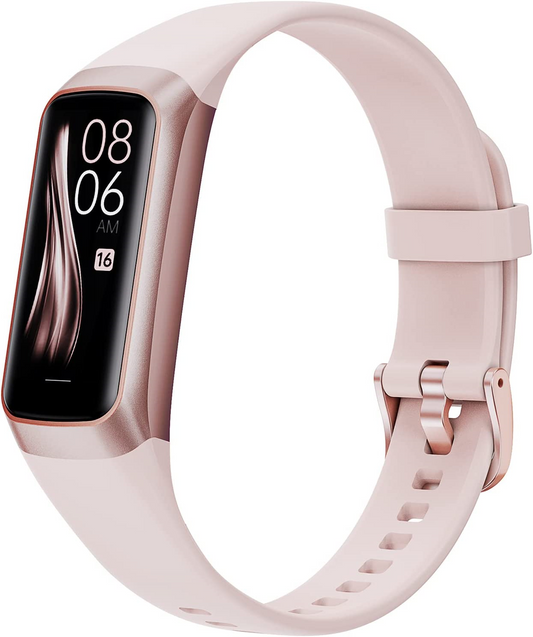 Ceas si Bratara Fitness Work Style IdealStore, Ecran AMOLED 1.1 inch, Preluare Apeluri si Mesaje Bluetooth, Monitorizare Ritm Cardiac si Somn, Temperatura Corporala, Pedometru, IP67, Alarma, Android-IOS, Long Battery, GOLD Edition