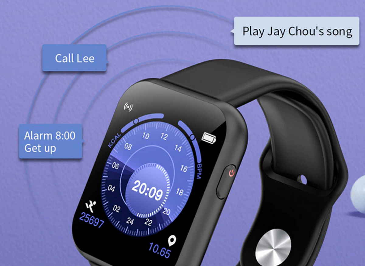 Ceas SmartWatch X6 Plus idealstore, Ecran Complet Tactil 1.54 inch, Bluetooth, Compatibil iOS si Android, Inacarcare Rapida USB, Asistent Vocal, Difuzor Incorporat, Monitorizare Ritm Cardiac, Multi Sport, Negru