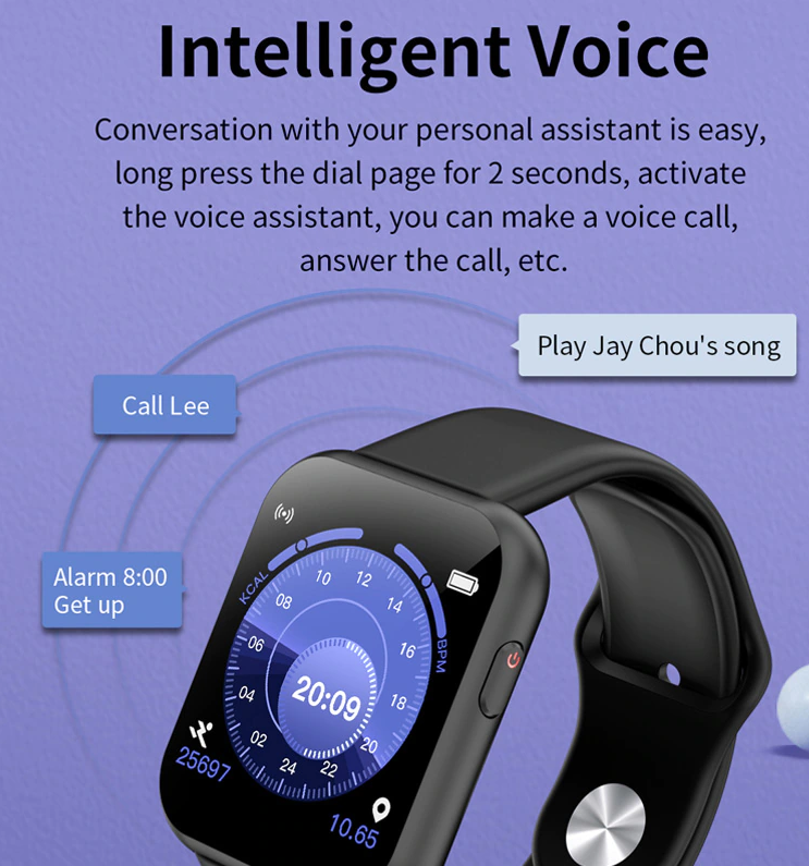 SmartWatch New Plus X6 idealSTORE, Ecran 1.54 inch, Bluetooth, Asistent Vocal Integrat, Notificari, Compatibil iOS si Android, Monitorizare Ritm Cardiac, Moduri Sport, Incarcare Rapida, Design Moder, Culoare Rosu