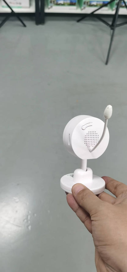 Baby Monitor idealStore SpyBonHD, Rotativ, Unghi Larg, Pornie de la Distanta, Pornire cu LED off, Detectare Sunet si Miscare, Audio bidirectional, Full HD Utilizatori Multiplii, Night Mode, Posibilitate Rotire Camera