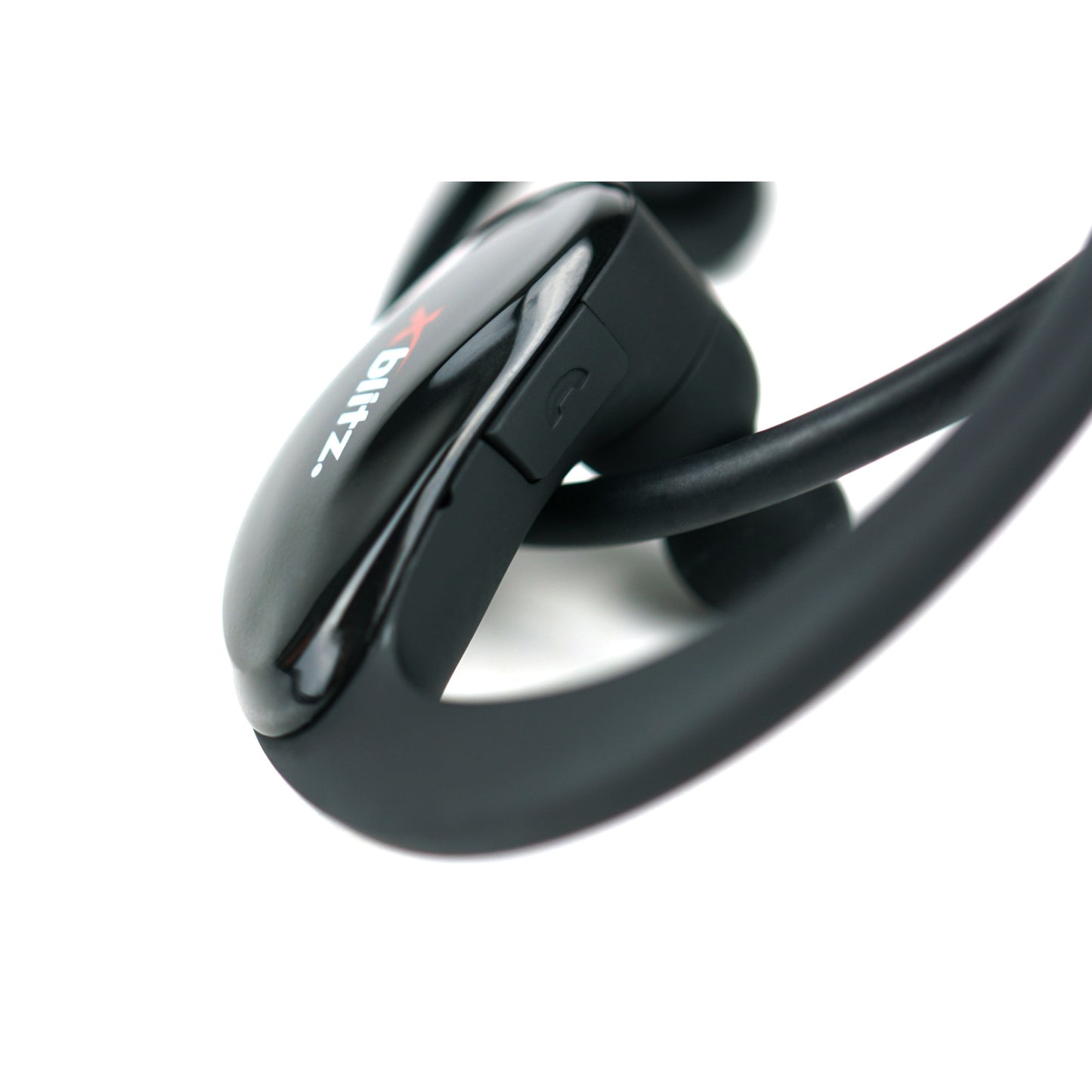 Casti profesionale Wireless X-blitz Pure Flex Black 2019, Bluetooth 4.1 cu raza de actiune de 10m, Constructie elastica cu rezistenta si confort indelungat, Impermeabilitate IPX4, Design modern cu finisaje exclusive