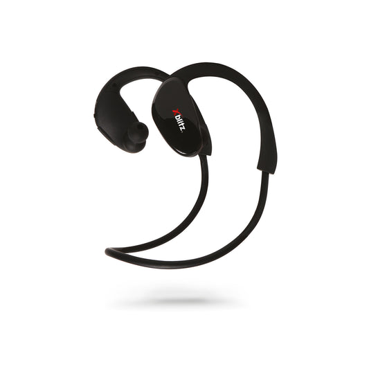 Casti profesionale Wireless X-blitz Pure Flex Black 2019, Bluetooth 4.1 cu raza de actiune de 10m, Constructie elastica cu rezistenta si confort indelungat, Impermeabilitate IPX4, Design modern cu finisaje exclusive