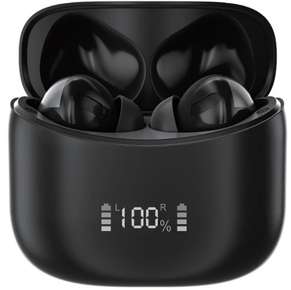 Casti Wireless idealStore XBO Headphone, Autonomie 35 ore, Microfon HD incorporat, Calitate audio Hi-Fi, Bass profund, Noise Cancelling, Afisaj LED, Bluetooth 5.0, Rezistent la Ploaie, Stropi de Apa, Multifunctionale, Ergonomice, Culoare Negru Lucios