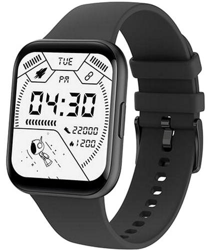 Ceas Smartwatch si Bratara de Fitness idealStore Oxyo, 8 Moduri Sport, Ritm Cardiac, Monitor Oxigen, Notificari, Monitorizare Somn, Pedometru, Respingere Apel, Ecran Tactil, Culoare Negru