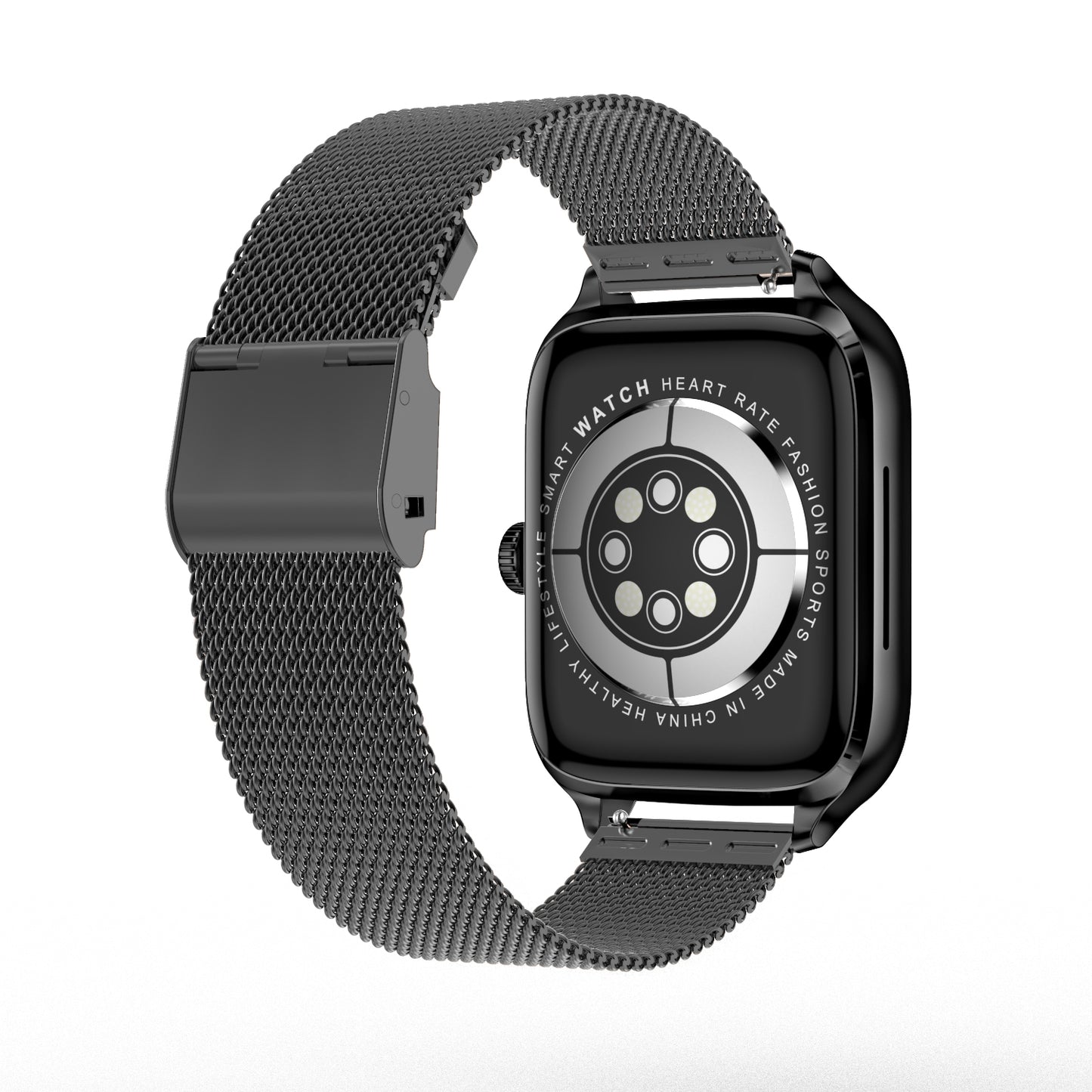 SmartWatch idealStore XiaBest, Apel Bluetooth, NFC, Asistent Vocal, urmarire GPS, Moduri sportive, Senzor Oxigen Caldura, Incarcare fara Fir, Frecventa Cardiaca, Tensiune Arteriala, Parola, Memento Menstrual, Curea Black din Metal