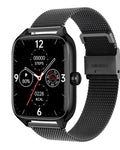 SmartWatch idealStore XiaBest, Apel Bluetooth, NFC, Asistent Vocal, urmarire GPS, Moduri sportive, Senzor Oxigen Caldura, Incarcare fara Fir, Frecventa Cardiaca, Tensiune Arteriala, Parola, Memento Menstrual, Curea Black din Metal