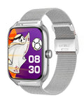 SmartWatch idealStore XiaBest, Apel Bluetooth, NFC, Asistent Vocal, urmarire GPS, Moduri sportive, Senzor Oxigen Caldura, Incarcare fara Fir, Frecventa Cardiaca, Tensiune Arteriala, Parola, Memento Menstrual, Curea Silver din Metal