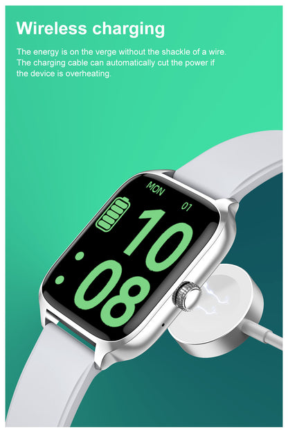 SmartWatch idealStore XiaBest, Apel Bluetooth, NFC, Asistent Vocal, urmarire GPS, Moduri sportive, Senzor Oxigen Caldura, Incarcare fara Fir, Frecventa Cardiaca, Tensiune Arteriala, Parola, Memento Menstrual, Curea Neagra din Silicon