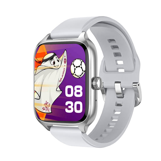 SmartWatch idealStore XiaBest, Apel Bluetooth, NFC, Asistent Vocal, urmarire GPS, Moduri sportive, Senzor Oxigen Caldura, Incarcare fara Fir, Frecventa Cardiaca, Tensiune Arteriala, Parola, Memento Menstrual, Curea Silver din Silicon