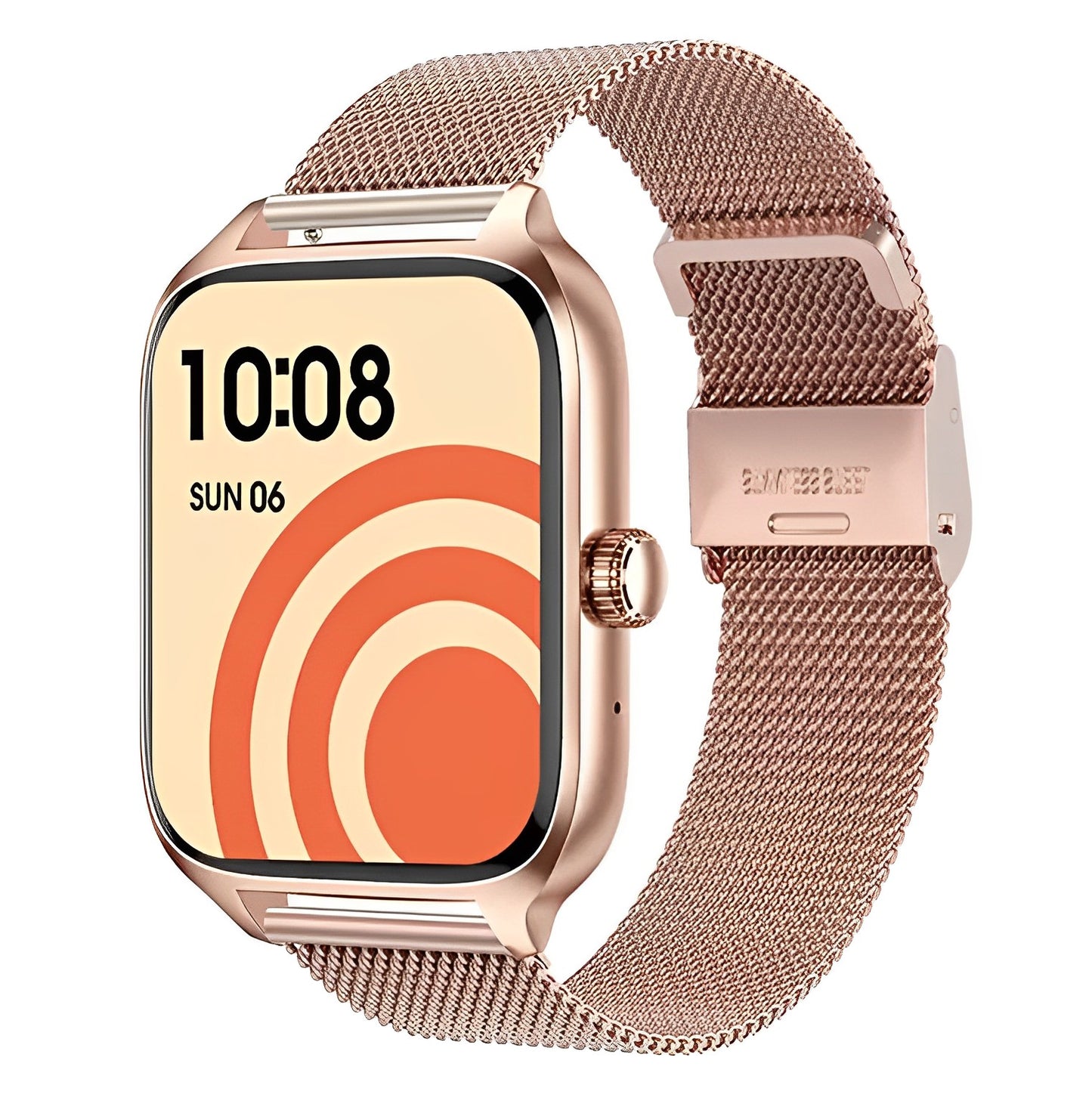 SmartWatch idealStore XiaBest, Apel Bluetooth, NFC, Asistent Vocal, urmarire GPS, Moduri sportive, Senzor Oxigen Caldura, Incarcare fara Fir, Frecventa Cardiaca, Tensiune Arteriala, Parola, Memento Menstrual, Curea Gold din Metal
