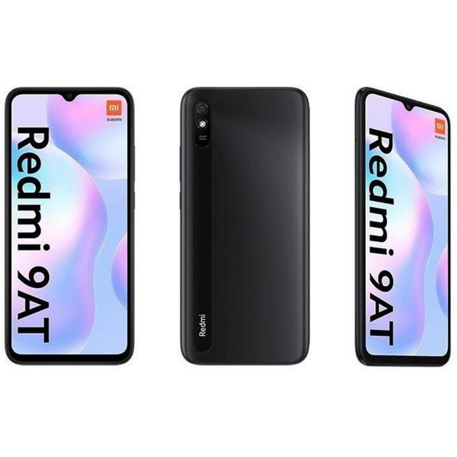 Telefon mobil Xiaomi Redmi 9AT, Procesor MediaTek Helio G25 Octa-Core 2.0/1.5GHz, IPS touchscreen 6.53',2GB RAM, 32GB Flash, Camera 13MP, 4G, Wi-Fi, Dual SIM, Android -Negru
