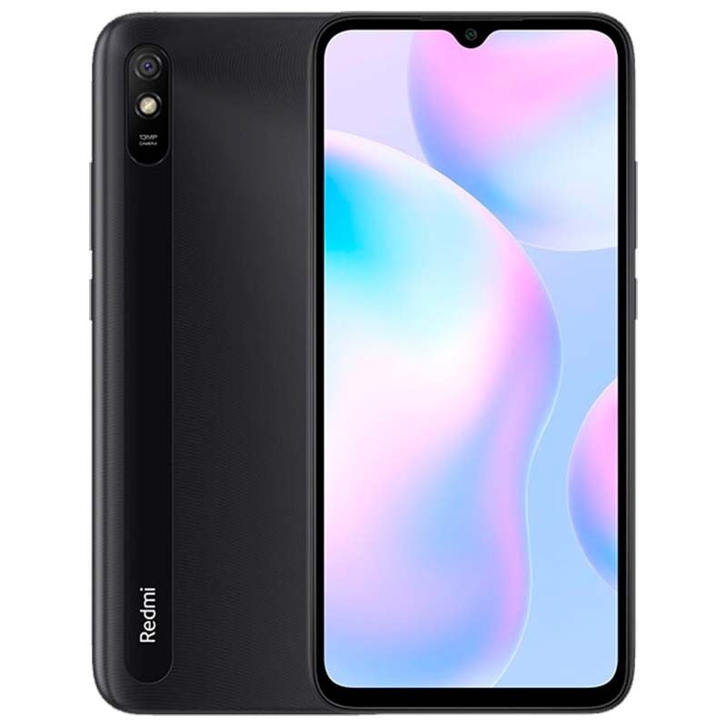 Telefon mobil Xiaomi Redmi 9AT, Procesor MediaTek Helio G25 Octa-Core 2.0/1.5GHz, IPS touchscreen 6.53',2GB RAM, 32GB Flash, Camera 13MP, 4G, Wi-Fi, Dual SIM, Android -Negru