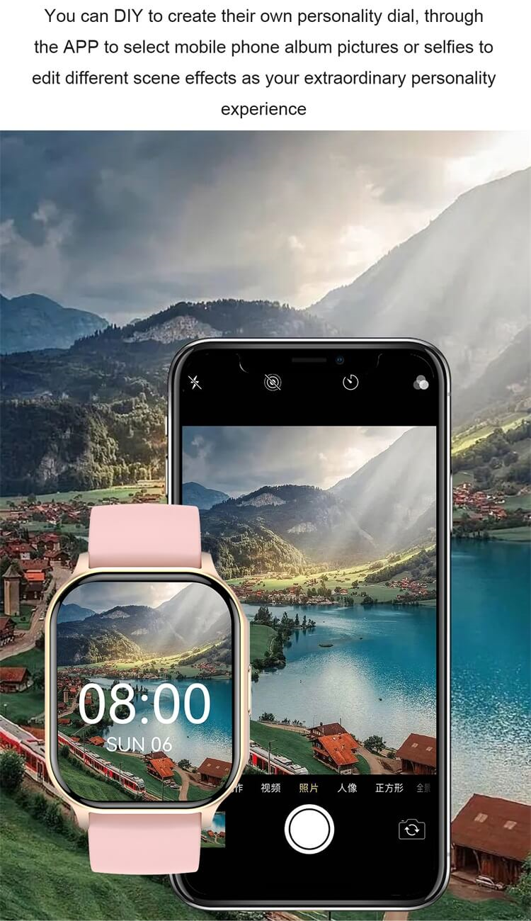 Smartwach XiaWatch idealSTORE, ecran AMOLED, Efectuare Apel Bluetooth HD, NFC, Asistent Vocal, Monitorizare Sanatate, Aplicatie Bursiera, Test Respiratie si Stres, Respingere Apel, Mod MultiSport, Silicon Negru