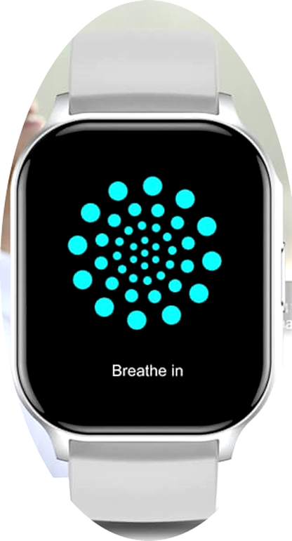 Smartwach XiaWatch idealSTORE, ecran AMOLED, Efectuare Apel Bluetooth HD, NFC, Asistent Vocal, Monitorizare Sanatate, Aplicatie Bursiera, Test Respiratie si Stres, Respingere Apel, Mod MultiSport, Silicon Roz