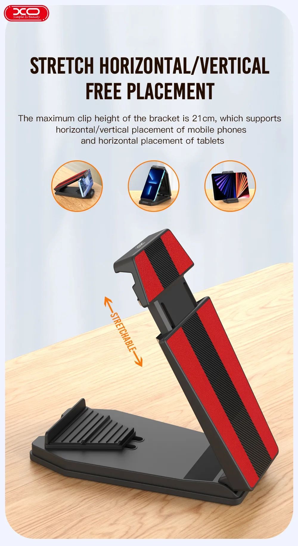 Suport auto pentru telefon sau tableta idealSTORE, Model Universal pentru orice tip de telefon, Din plastic de inalta calitate, Dublu anti-derapant, Stabil, Fixare prin banda cu adeziv, Unghiul este flexibil,, Negru