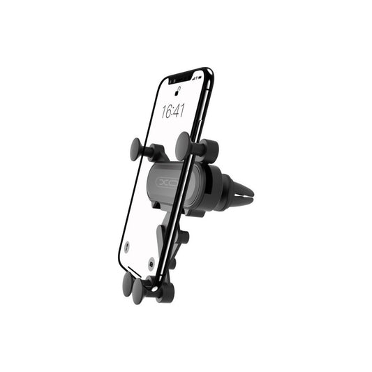 Suport auto pentru telefon idealSTORE, Compatibil cu telefoanele de la 4.0-6.0 inch, Model Universal pentru orice tip de telefon, Din plastic de inalta calitate, Bratele se ajusteaza automat in functie de modelul telefonului