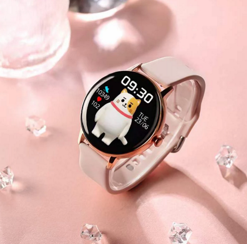 Ceas Smartwatch si Bratara Fitness XoXo idealSTORE, Ecran Tactil Complet IPS Apelare Bluetooth, Notificari Monitorizeaza Ritmul Cardiac, Oxigenul din Sange, Somn, Muzica, IP67, Multi-Sport, Asistent vocal, Android-IOS, Long Battery, Gold Edition