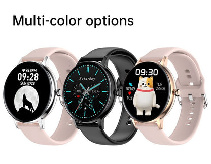 Ceas Smartwatch si Bratara Fitness XoXo idealSTORE, Ecran Tactil Complet IPS Apelare Bluetooth, Notificari Monitorizeaza Ritmul Cardiac, Oxigenul din Sange, Somn, Muzica, IP67, Multi-Sport, Asistent vocal, Android-IOS, Long Battery, Gold Edition