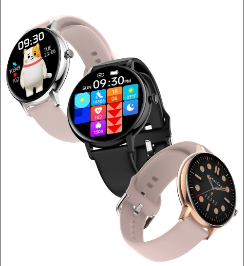 Ceas Smartwatch si Bratara Fitness XoXo idealSTORE, Ecran Tactil Complet IPS Apelare Bluetooth, Notificari Monitorizeaza Ritmul Cardiac, Oxigenul din Sange, Somn, Muzica, IP67, Multi-Sport, Asistent vocal, Android-IOS, Long Battery, Gold Edition