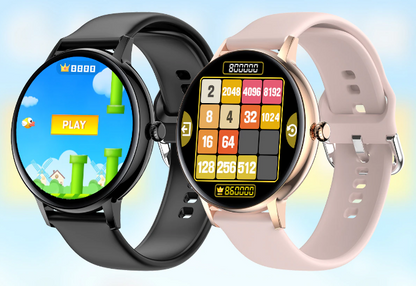 Ceas Smartwatch si Bratara Fitness XoXo idealSTORE, Ecran Tactil Complet IPS Apelare Bluetooth, Notificari Monitorizeaza Ritmul Cardiac, Oxigenul din Sange, Somn, Muzica, IP67, Multi-Sport, Asistent vocal, Android-IOS, Long Battery, Black Edition