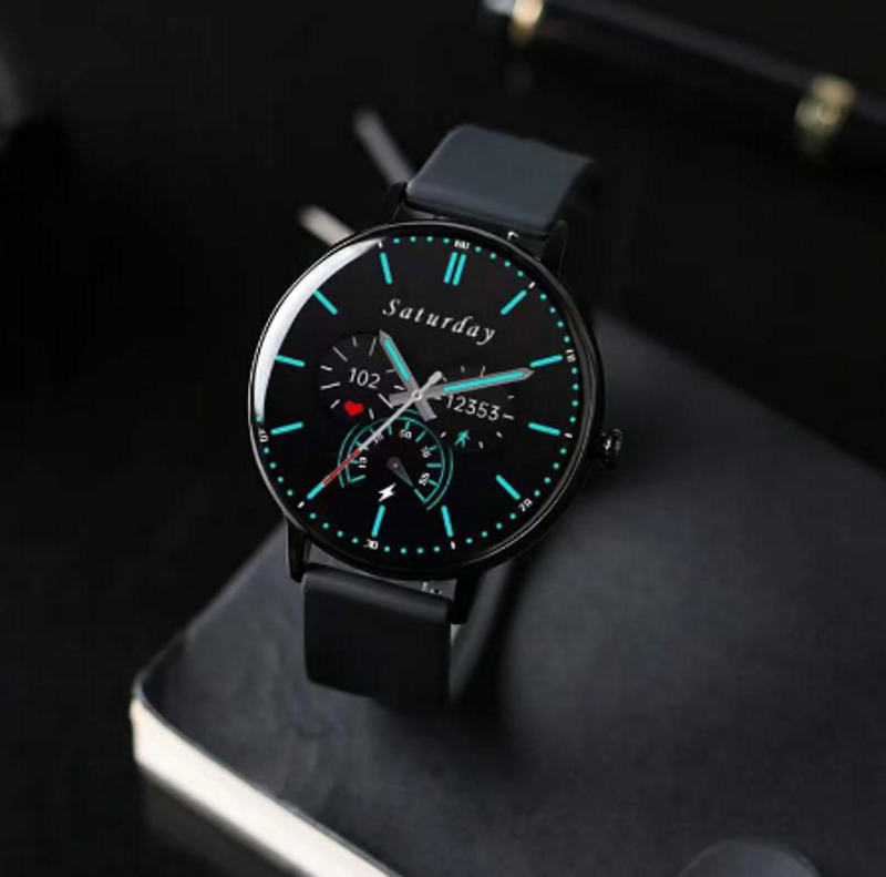 Ceas Smartwatch si Bratara Fitness XoXo idealSTORE, Ecran Tactil Complet IPS Apelare Bluetooth, Notificari Monitorizeaza Ritmul Cardiac, Oxigenul din Sange, Somn, Muzica, IP67, Multi-Sport, Asistent vocal, Android-IOS, Long Battery, Black Edition